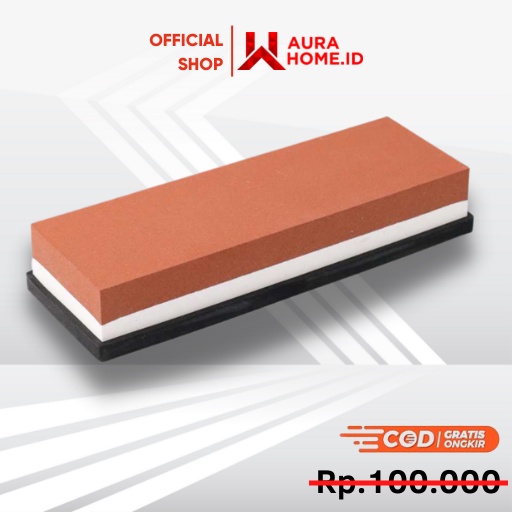 Batu Pengasah Pisau Whetstone Knife Sharpener / Batu Asah Pengasah Asahan Pisau Planner Baja Ketam T