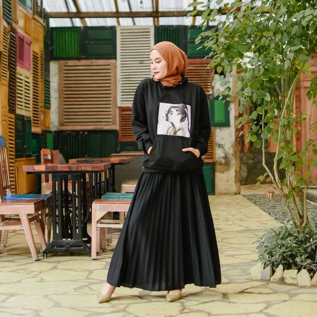 SHADOW WOMAN HOODIE WANITA - ATASAN TEBAL PREMIUM