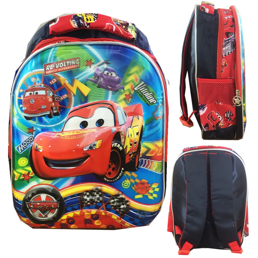 PROMO Tas Ransel Sekolah Anak TK 5D Cars Gambar Rubah Rubah