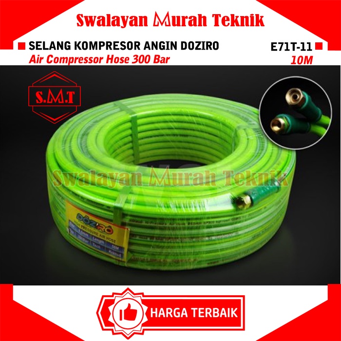 DOZIRO Selang Kompresor Angin 10Meter Air Compressor Hose 300 Bar