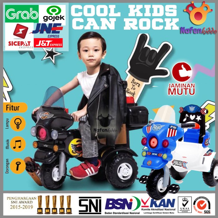 Mainan anak motoran harley Moge Dorong Shp