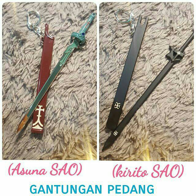 gantungan pedang anime Sword art online