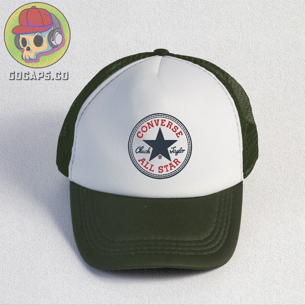 Converse | Trucker Hat | Topi Pria | Trucker | Baseball | Brand | Topi Jaring | Gocaps