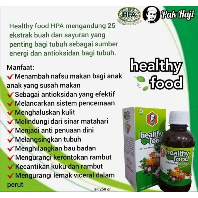 

HEALTHY FOOD HPA INTERNASIONAL