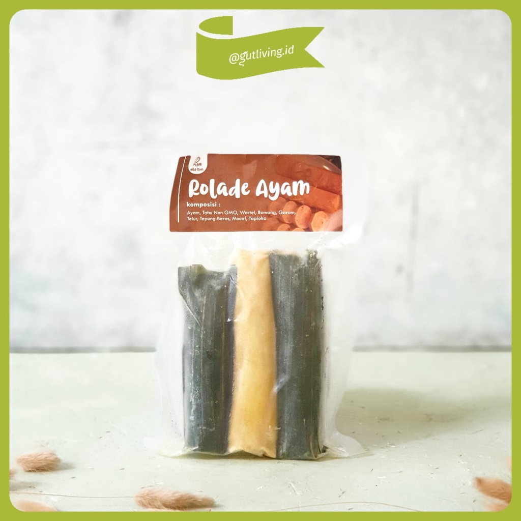 

Rolade Ayam Bebas Zat Aditif Raw Wild