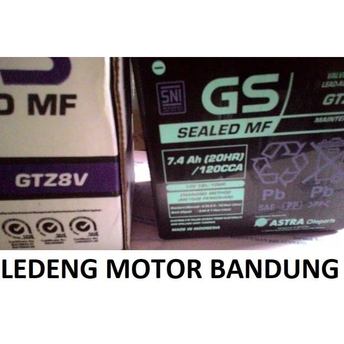 GTZ8V Aki GS Astra Kering GTZ-8V MF 7.8a Motor Yamaha MT25