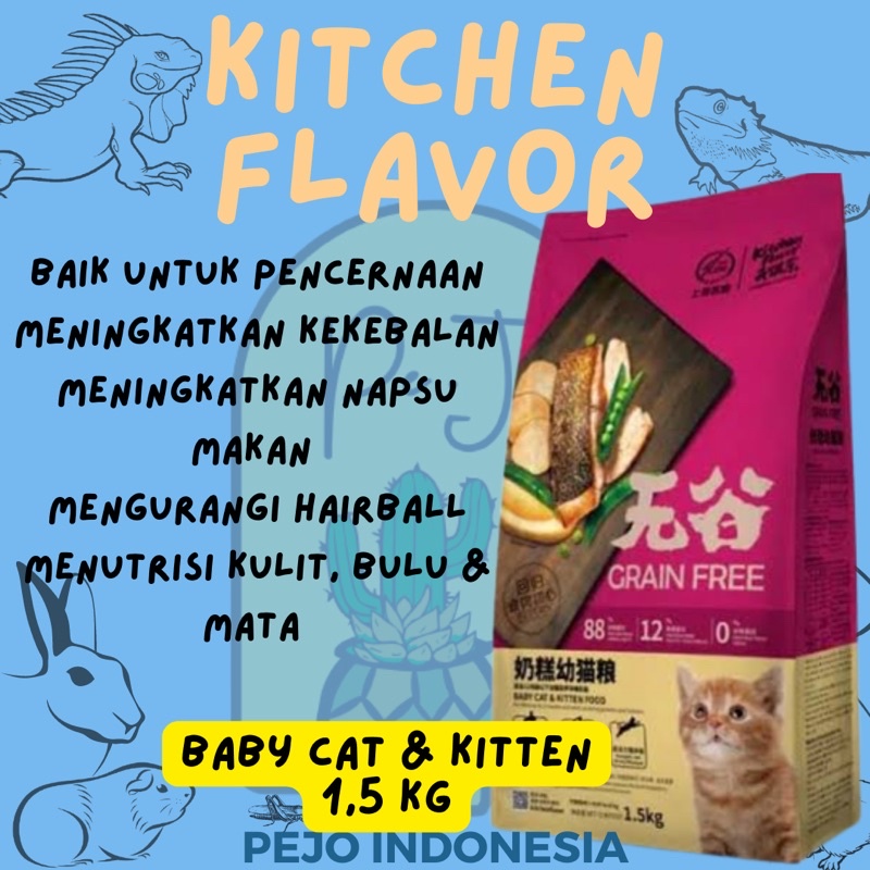 Kitchen Flavor Grain Free Adult Kitten Beauty 1,5kg