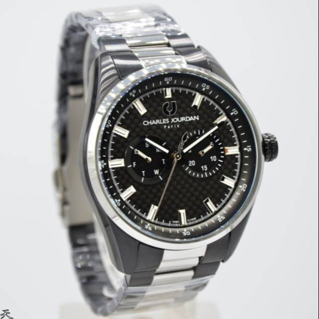 Jam Tangan Pria Charles Jourdan CJ 1038 Rantai Original Murah
