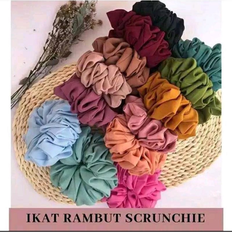 IKAT RAMBUT CEPOL SCRUNCHIE / CEPOL RAMBUT HIJAB SCRUNCHIE / IKAT RAMBUT SCRUNCHIE / IKET RAMBUT SCRUNCHIE