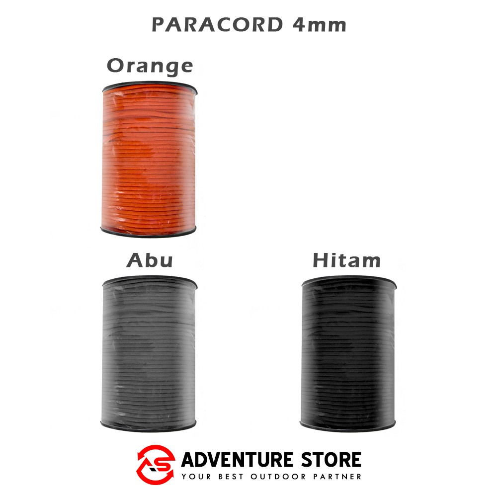 Tali Paracord 1 Roll Panjang 150m Diameter 4mm