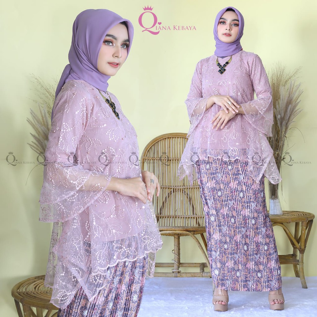 Setelan Kebaya Modern Rinjani Tille Full Furing