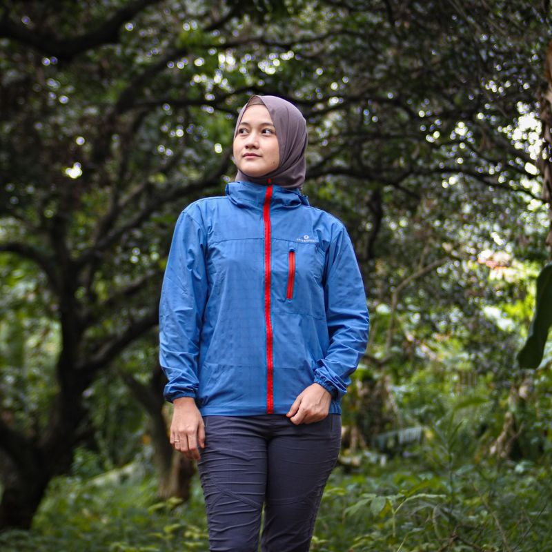 Jaket Lipat Running Olahraga Outdoor Greenforest Lavatera Pria dan Wanita