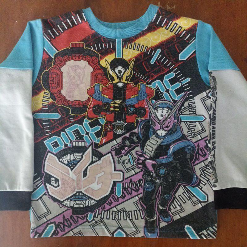 Kaos Karakter Kamen Rider (Bandai) Size 6-8Tahun