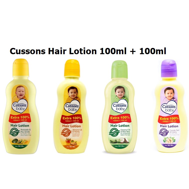 Cussons Baby Hair Lotion 100ml extra 100ml ORIGINAL-BPOM