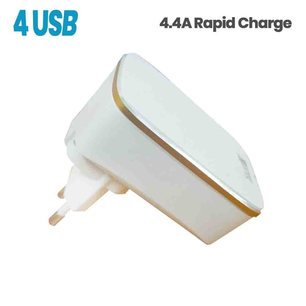 Charger Station Travel Secret-G Auto-ID 4.4A 4 Port USB A4404