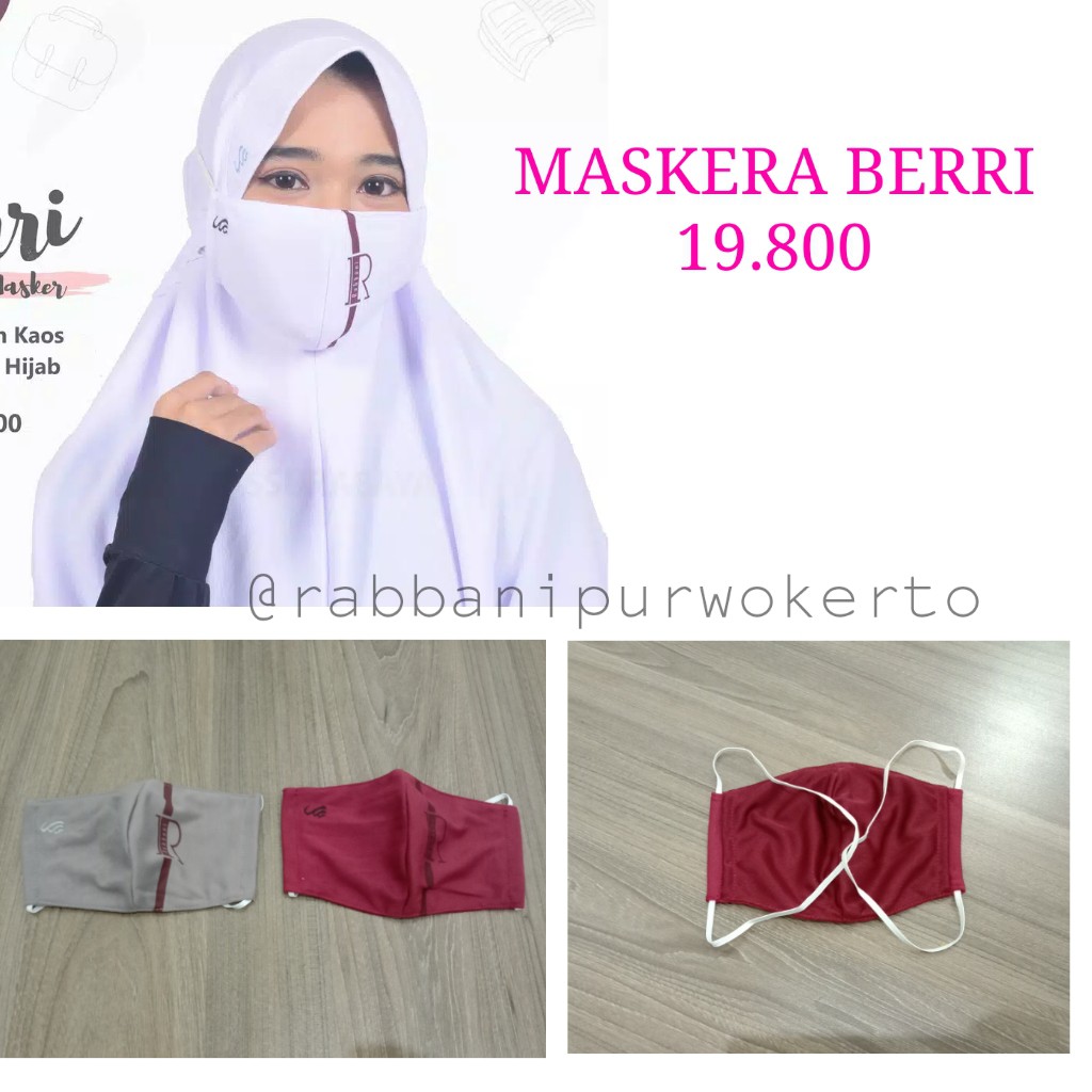 MASKER RABBANI BERRI - MASKER BAHAN KAOS