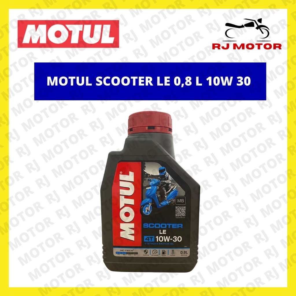 OLI MOTUL 4T SCOOTER LE 10W 30 0,8 LITER OLI MOTOR ASLI