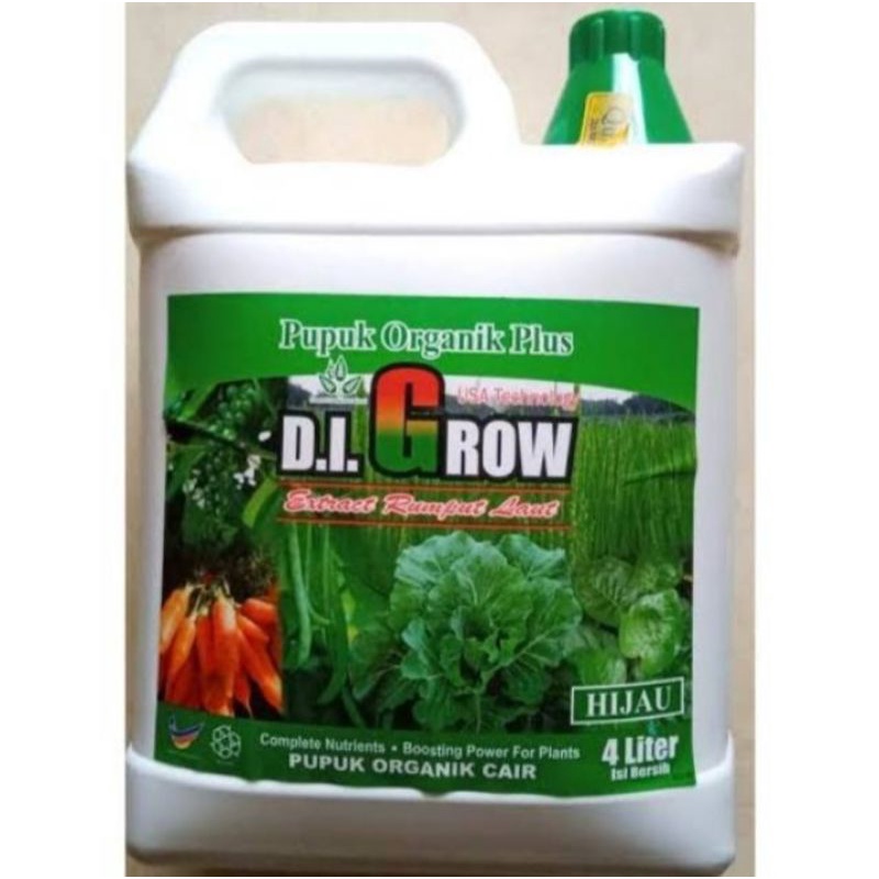 DIGROW HIJAU PUPUK ORGANIK PLUS 4 LITER