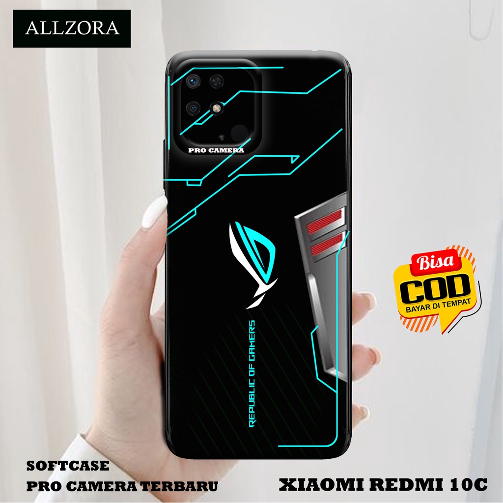 ALLZORA - Case Hp Xiaomi Redmi 10C - Fashion Case Gaming - Softcase Xiaomi Redmi 10C Terbaru - Casin