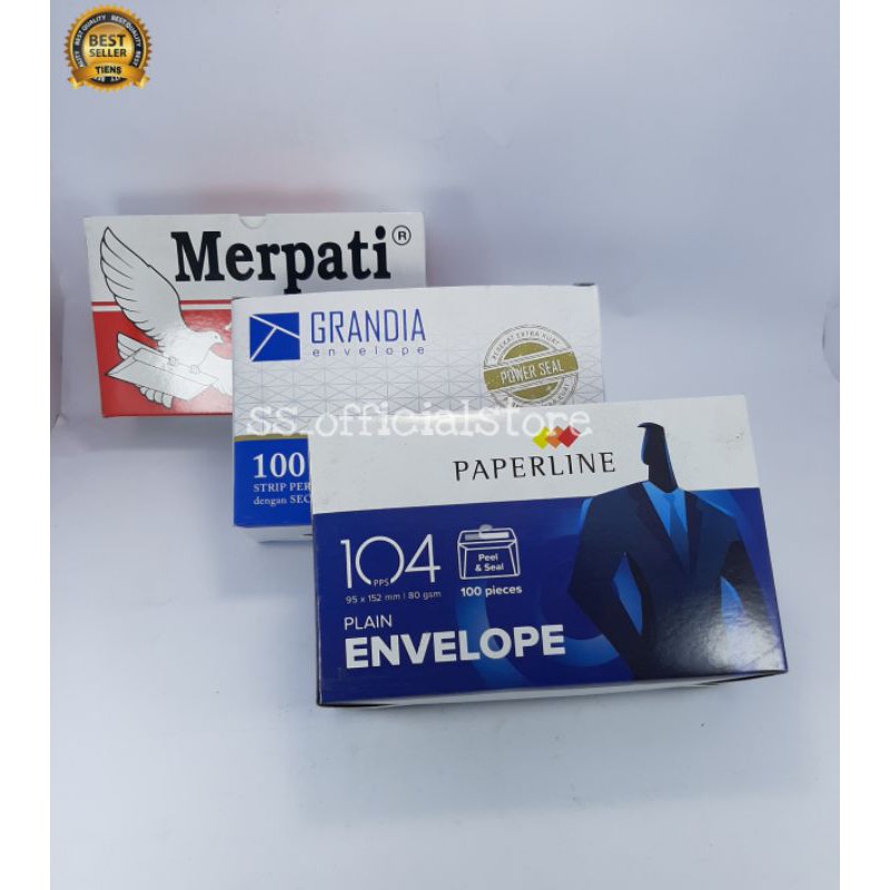 

Amplop putih polos