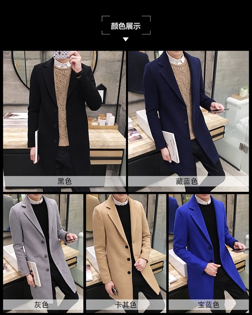 IMPORT MOLLAD Coat Wool Man Jaket Mantel Pria Wanita Musim Dingin Big Size Korean Style