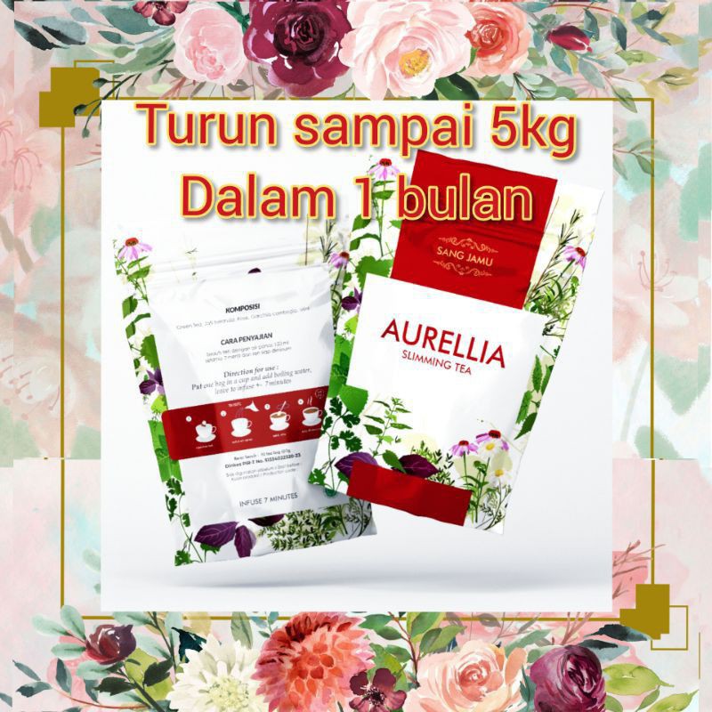 

Teh pelangsing herbal diet Aurelia Slimming Tea