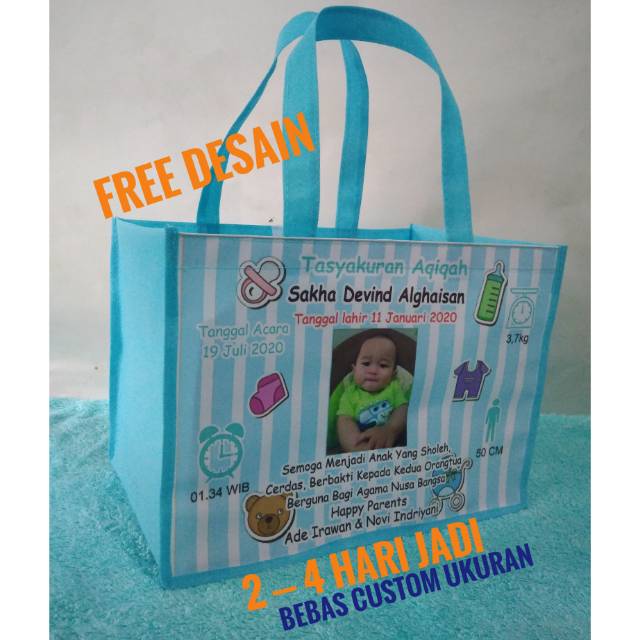 

TAS TASYAKURAN / TAS AQIQAH / TAS HAJATAN / BESAR ( T : 20 cm, L 30 Cm, Tebel 26 cm)