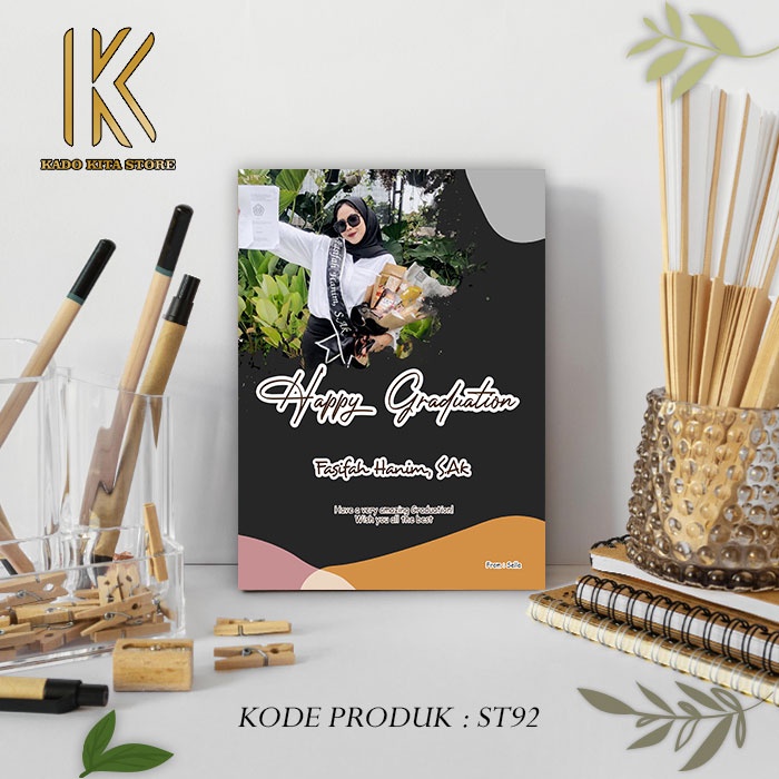 Custom Kado Hadiah Ulang Tahun Cewek Cowok Wisuda Pernikahan Bingkai Foto ST92