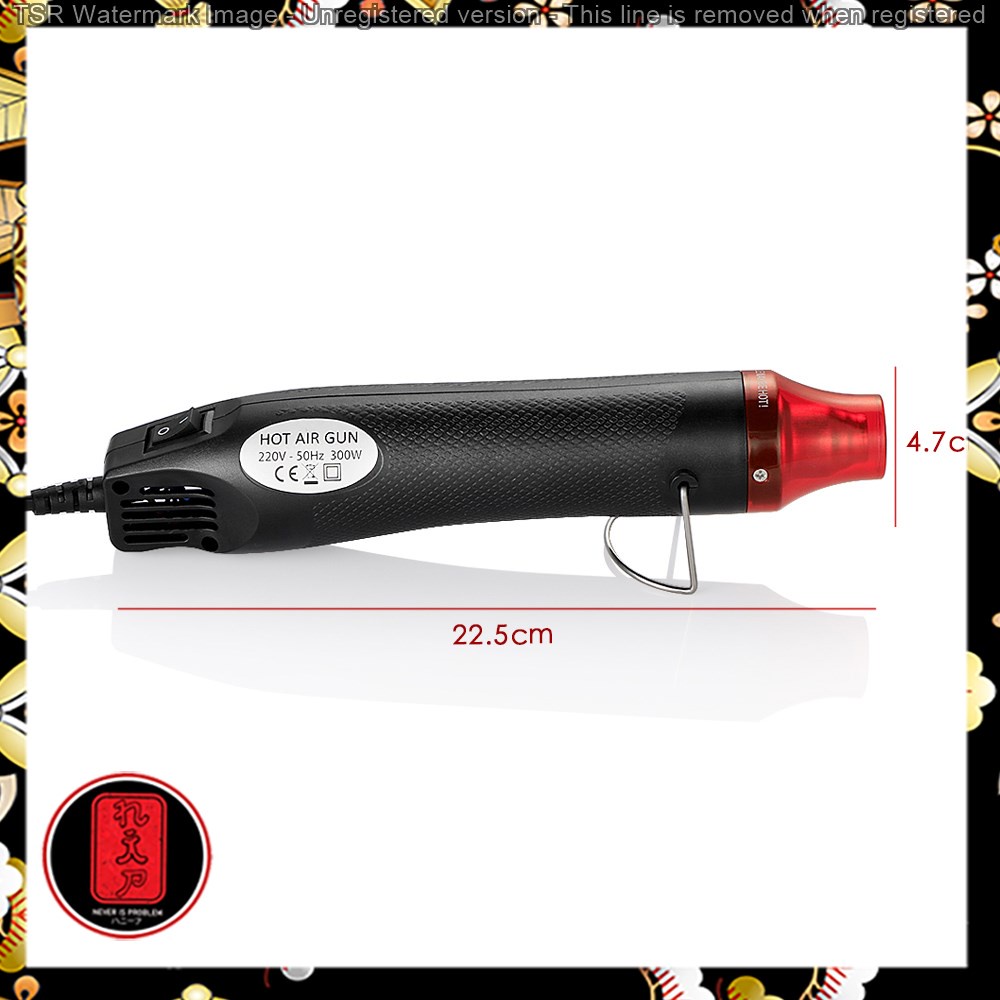 Solder Uap Heat Gun Electric Hot Air Vinyl 220V 300W QST220/solder uap portable/solder uap blower