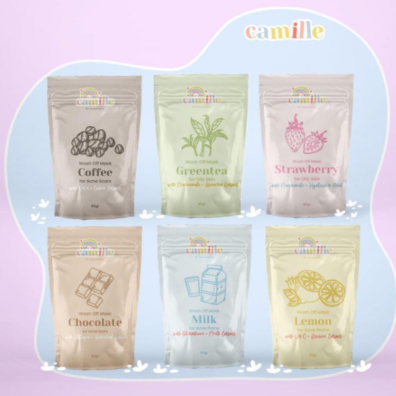 [BPOM] Facemask By CAMILLE BEAUTY - Free Kuas Spatula-1