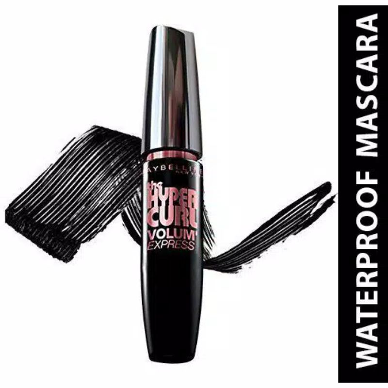 Mascara Hitam Hyper Curl Black / Magnum Volume Express Pelentik Bulu Mata