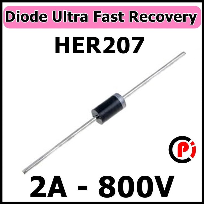 Dioda Diode HER207 HER 207 2A 800V Ultra Fast Recovery Rectifier