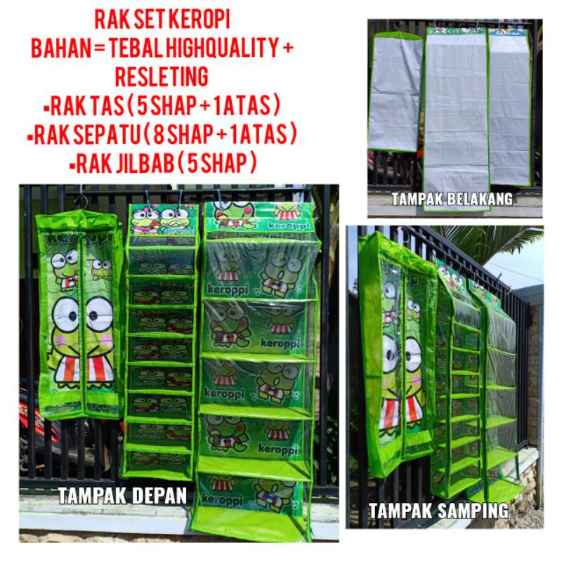rak hbo set gantung 3in1