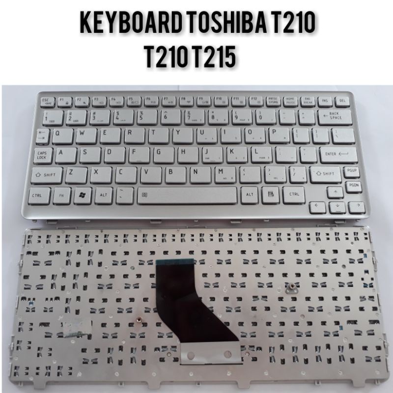 Keyboard Laptop TOSHIBA Portege T210, T215 Series SILVER. Keyboard TOSHIBA T215, T210