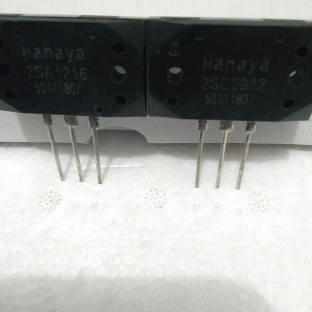 Transistor Sanken 2SA1216 2SC2922 Hanaya 5DY