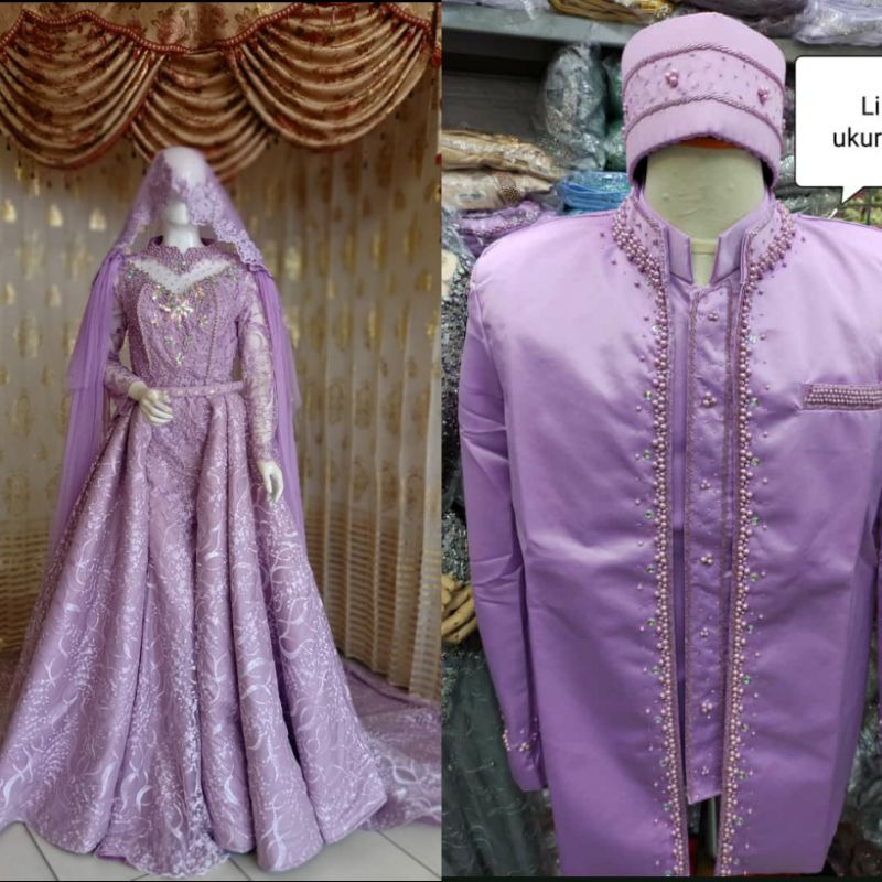 GAUN WEDDING SLIM COUPLE//GAUN SLIM BEREKOR//BESKAP