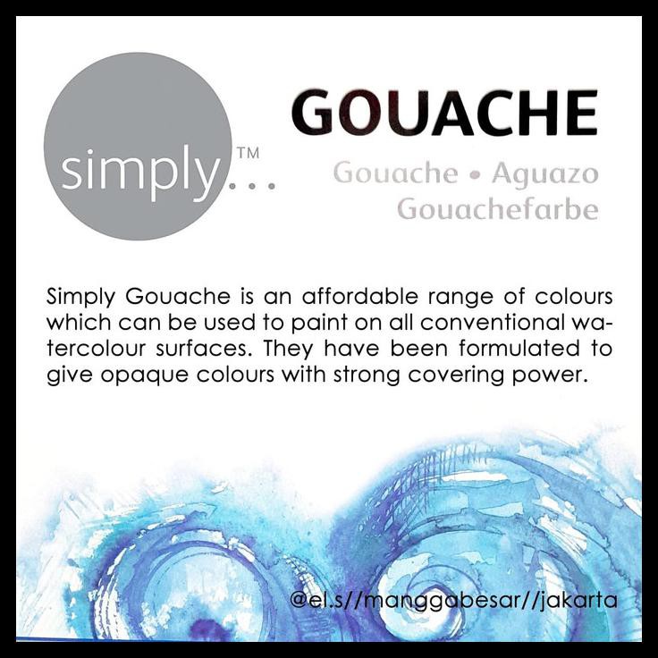 

Daler-Rowney Simply Gouache Set 24 Warna (12 Ml)