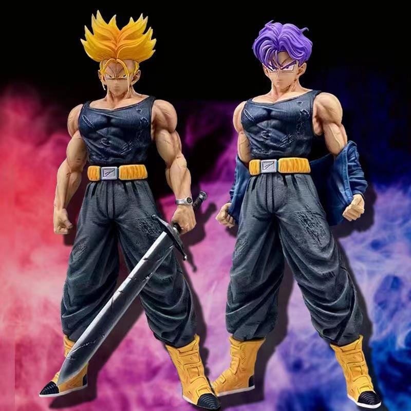 Mainan Action Figure Anime Dragon Ball Z Torankusu GK Super Saiyan LC Legend of Guild Wars Trunks Bahan PVC Ukuran 29cm