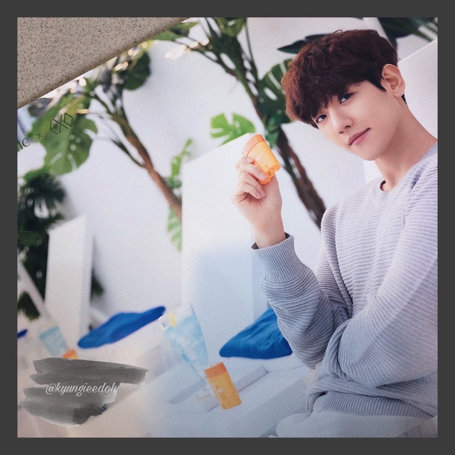 POSTER EXO BAEKHYUN NATURE REPUBLIC SUNSTICK