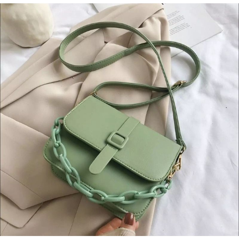 TAS SELEMPANG CHAIN TILZ = NON BRAND RUMAH WARNA , OFFICIAL STORE , TAS SELEMPANG MURAH , (+ SLOT TA