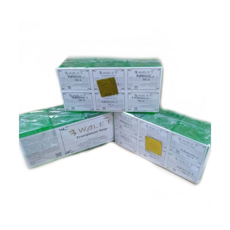 [ PERLUSIN ] SABUN WALET HIJAU DHILISA TRANSPARANT ORIGINAL BPOM