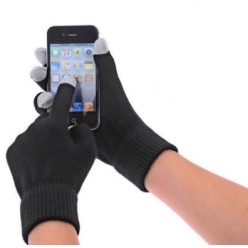 SARUNG TANGAN I GLOVE CAPACITIVE SMARTPHONE / I GLOVE FOR SMARTPHONE - BLACK