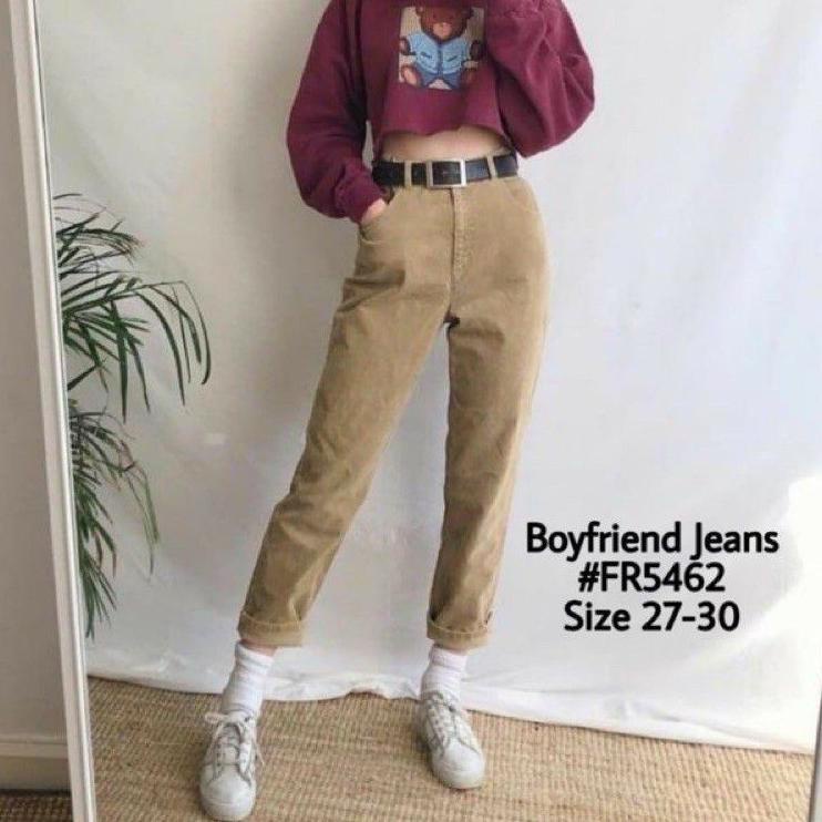 Tren Kekinian.. BF BAWAHAN BOYFRIEND JEANS WASH/CELANA BOYFRIEND JEANS WANITA/CELANA BOYFRIEND HITAM