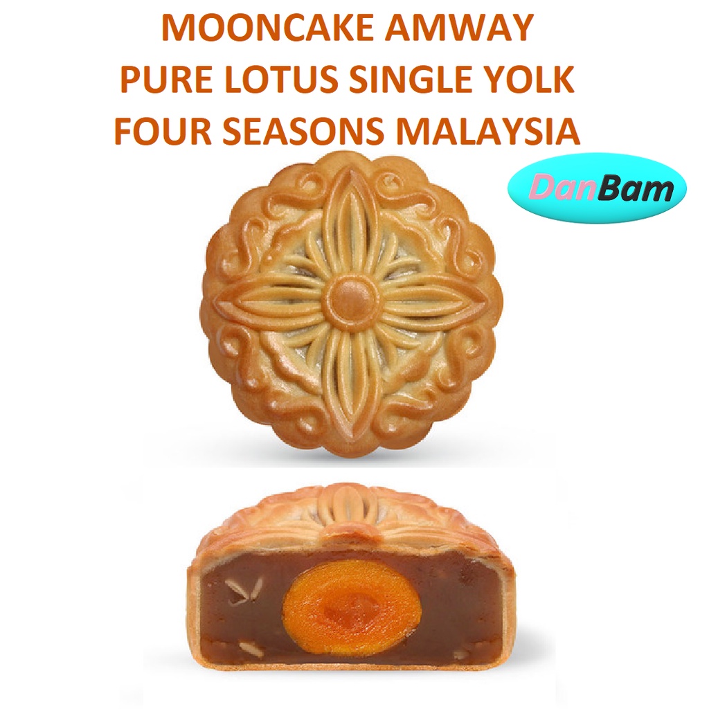 Mooncake Kue Bulan Four Seasons Malaysia Pure Lotus Single Yolk