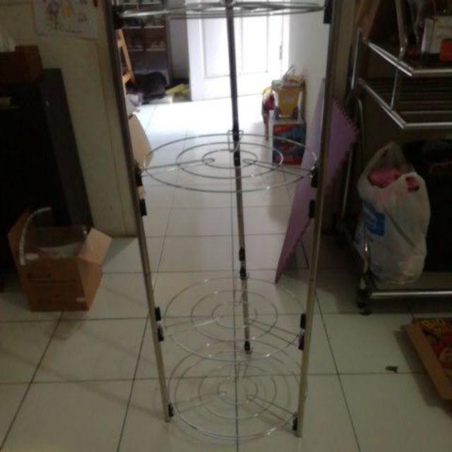 Micoe Rak Panci Wajan Peralatan Rak Dapur Bertingkat Rak 4 Dan 5 Tingkat