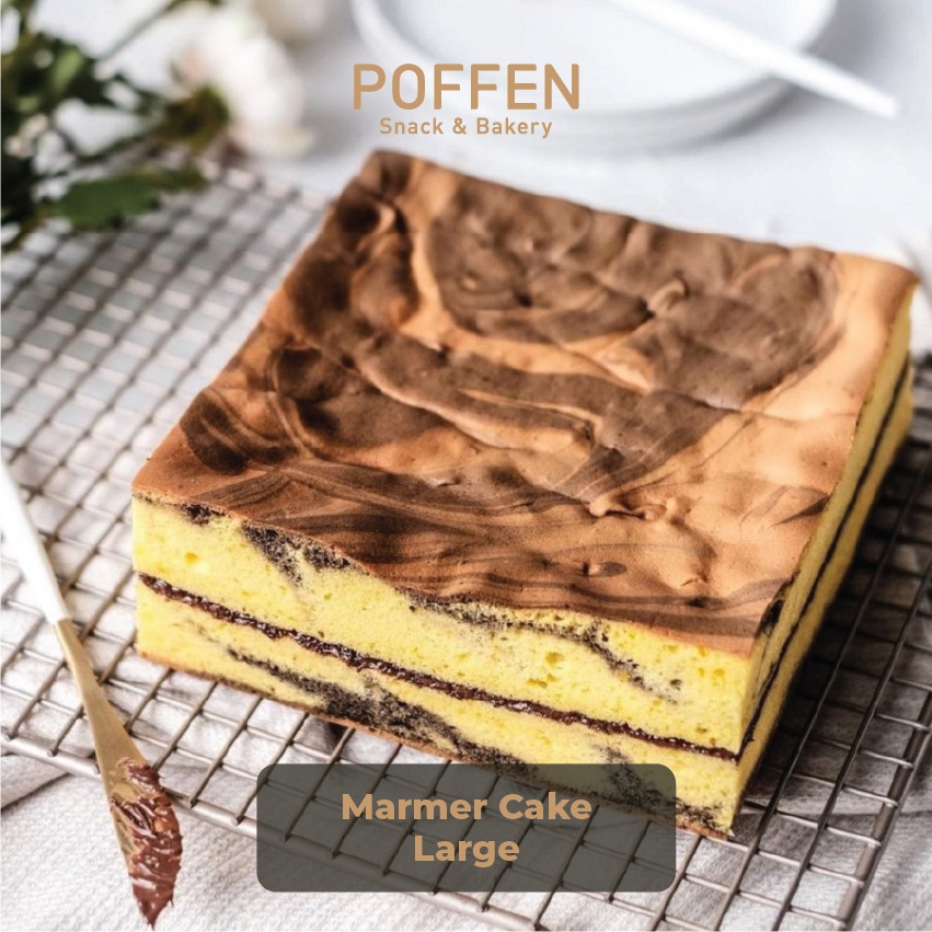 

Marmer Cake size Large (25x25cm) Pre Order