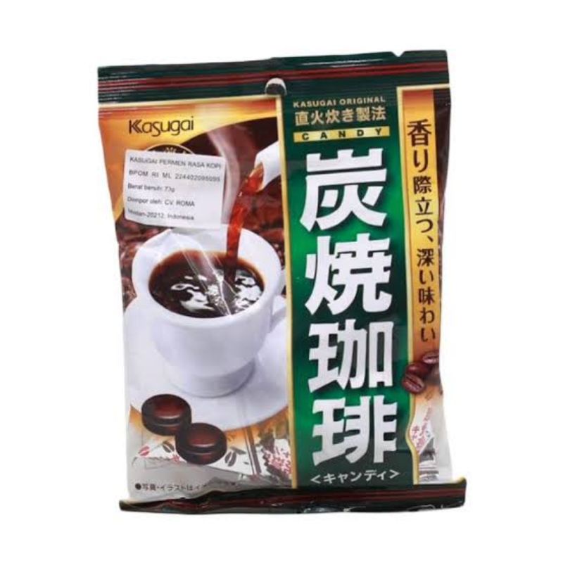 

Kasugai Black Coffee Candy 73g / Permen Kopi Hitam