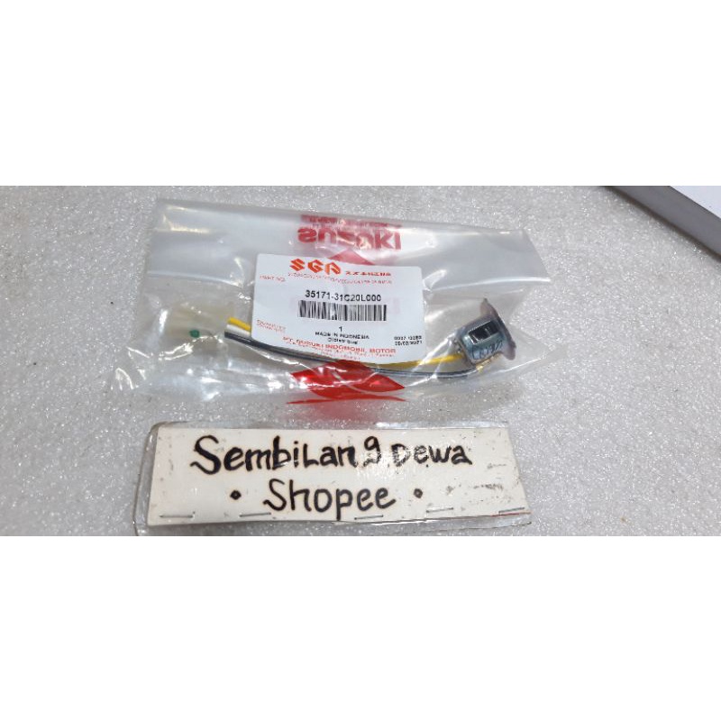 soket kabel lampu besar depan satria 2 tak hiu lumba RGX ori SGP