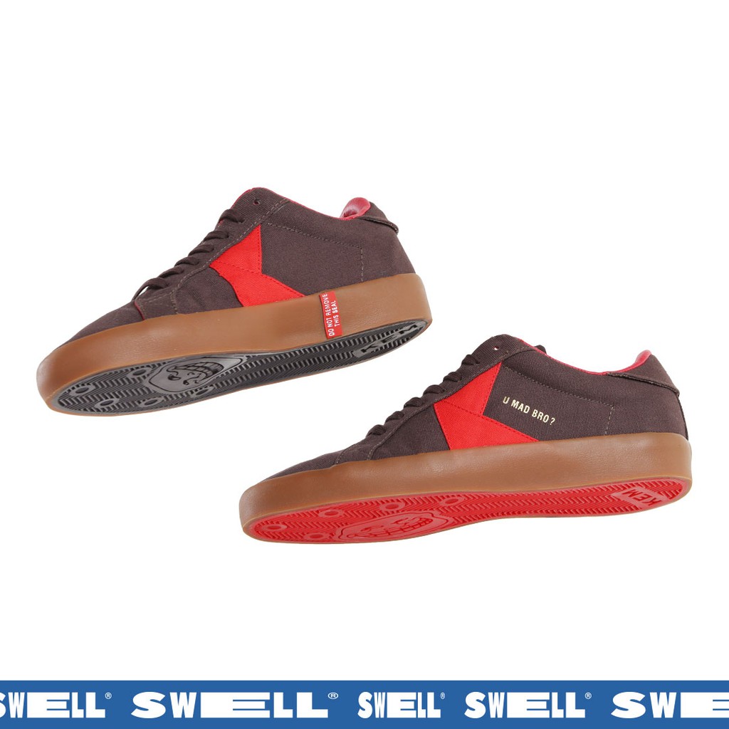 Kem Footwear : Monologue Low Brown Red