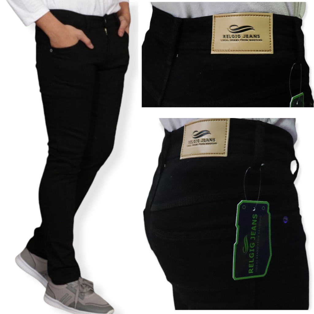 Celana Jeans Pria Slim Fit Streetch Original Relgig / Celana Jeans Cowok / Celana Pria